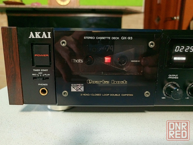 Кассетный 3-х головый топовый магнитофон "Akai"-GX-93 Донецк - изображение 3