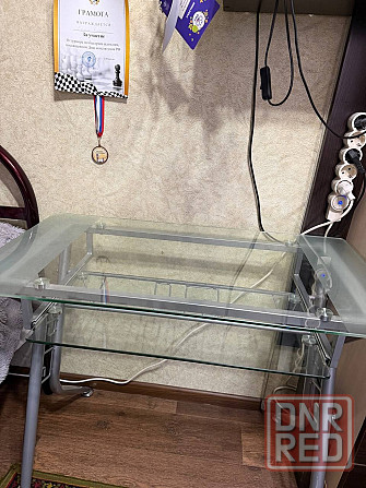 Компьютерный стеклянный стол Донецк - изображение 2