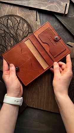 Докхолдер / портмоне ручной работы из натуральной кожи Донецк