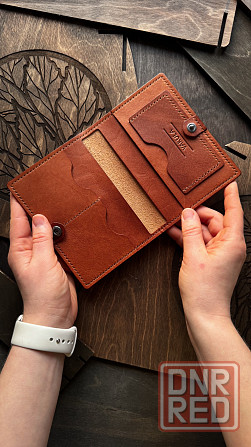Докхолдер / портмоне ручной работы из натуральной кожи Донецк - изображение 3