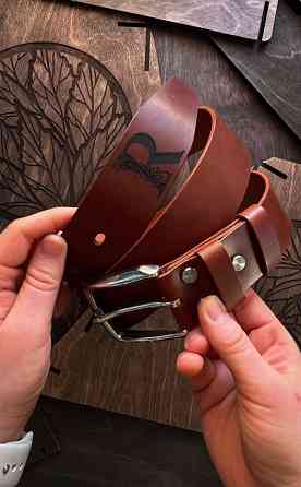 Ремень из натуральной кожи Донецк