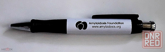 Ручка шариковая, рекламный материал Amyloidosis Foundation Донецк - изображение 1