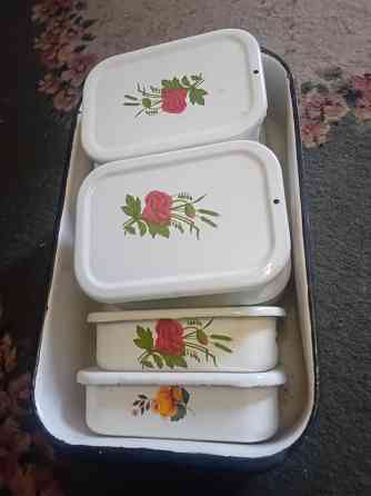 Эмалированные пищевые контейнеры, лотки Донецк