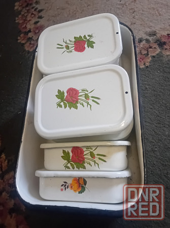 Эмалированные пищевые контейнеры, лотки Донецк - изображение 1