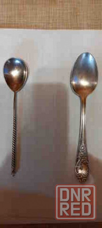 Ложки чайные мельхиор ссср в оригинальной коробке 6шт Донецк - изображение 2