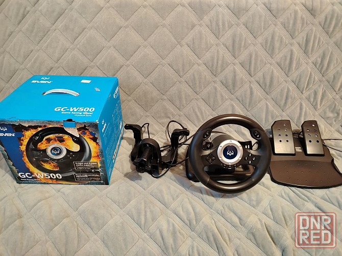 Игровой руль SVEN GC-W500 с педалями Донецк - изображение 1