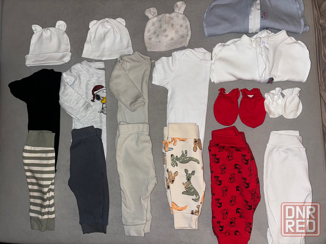 Вещи для новорожденных 56 62 Донецк - изображение 1