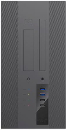 Корпус Mini-Tower Powerman (Ek303bk) без бп, Mini Itx, Black, No Led. (арт-3510) Макеевка