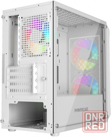 Корпус Powercase Mistral Micro A3w Argb, Tempered Glass, 2x 140mm Argb Pwm+1x 120mm Argb Pwm, белый, Макеевка - изображение 3