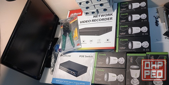 Камера Видеонаблюдение комплект видеорегистратор Луганск - изображение 1