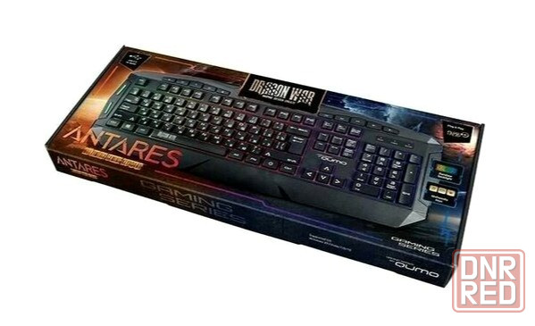 Игровая клавиатура Qumo Twins K68, с двумя накладками разного цвета, проводная, 104 клавиши, кнопка Макеевка - изображение 1