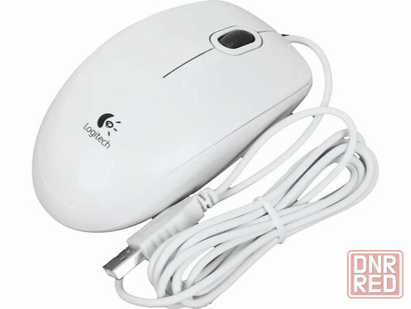 Мышь проводная Logitech B100 910-003360, 800dpi, белый (арт-3446) Донецк - изображение 2