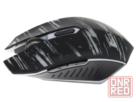 Игровая мышь Qumo Edge M17, беспроводная, аккумуляторная 600 Mah, кабель зарядки, 1000-2400 Dpi, 6 к Донецк - изображение 2