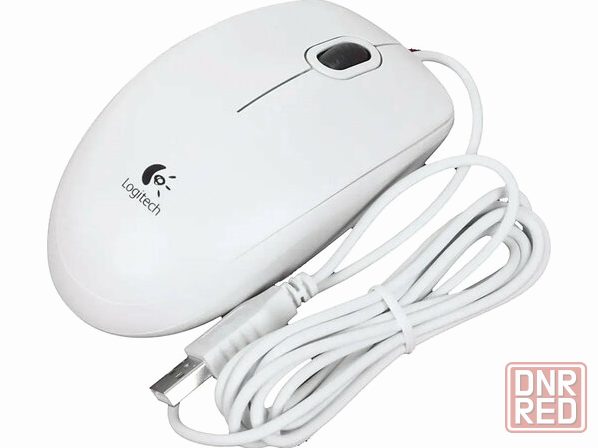 Мышь проводная Logitech B100 910-003360, 800dpi, белый (арт-7326) Макеевка - изображение 2