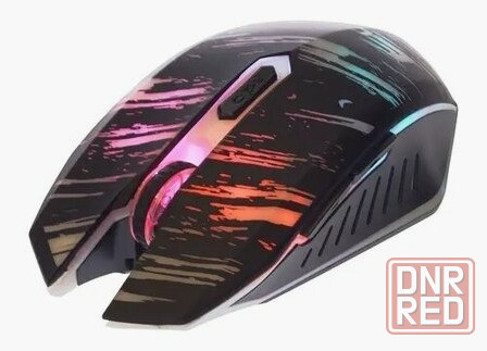 Игровая мышь Qumo Edge M17, беспроводная, аккумуляторная 600 Mah, кабель зарядки, 1000-2400 Dpi, 6 к Макеевка - изображение 1