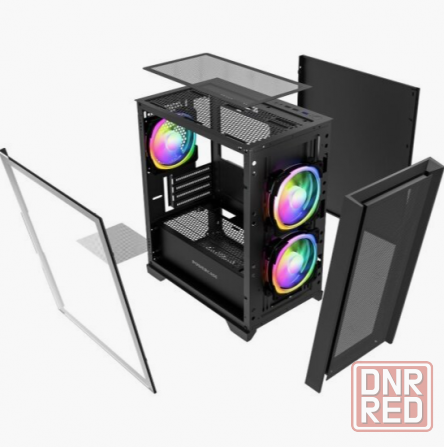 Корпус Powercase Alisio Micro Z3b Argb, черный (Camzb-A3) (арт-1926) Донецк - изображение 2