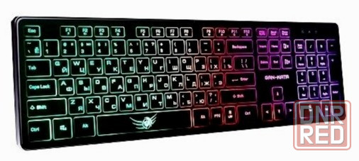 Клавиатура игровая Dialog Kgk-17u Black Gan-Kata 104кл. радужная подсветка - чёрная 1.6м (арт-5307) Макеевка - изображение 1