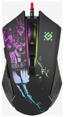 Мышь Defender Sin'Sister Gm-933, черный (52933) оптический, 7200 Dpi, Usb (арт-2524) Донецк
