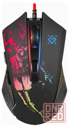 Мышь Defender Sin'Sister Gm-933, черный (52933) оптический, 7200 Dpi, Usb (арт-2524) Донецк - изображение 1