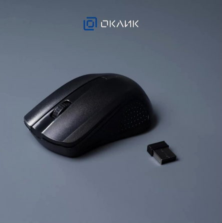 Мышь оклик 485mw черный оптическая (1200dpi) беспроводная Usb (2but) (арт-8410) Макеевка