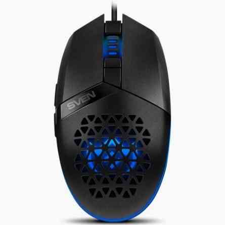 Игровая мышь Sven Rx-G735, 4000dpi, черный, Sv-021467, проводная (арт-4561) Донецк