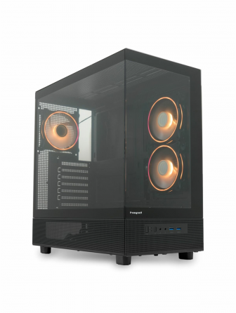 Корпус для пк без бп Hspd F710 Black (F710-Tgbk-Argb) (арт-8534) Макеевка
