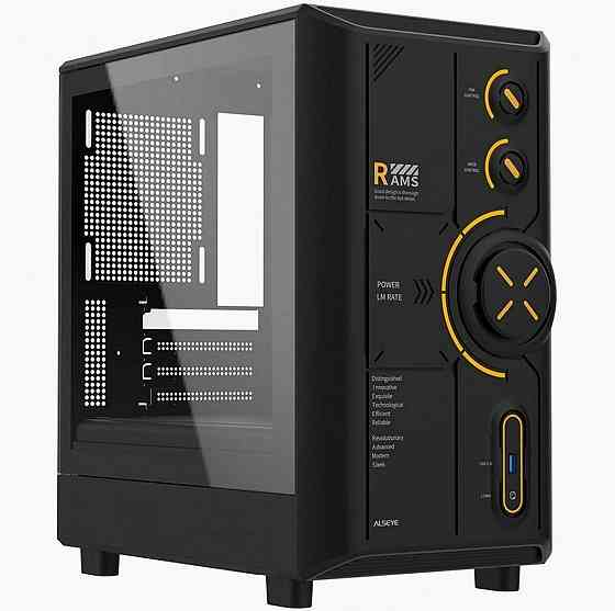 Корпус для пк Alseye Rams 2.0 240-B, черный As.07.0213 (арт-2063) Донецк