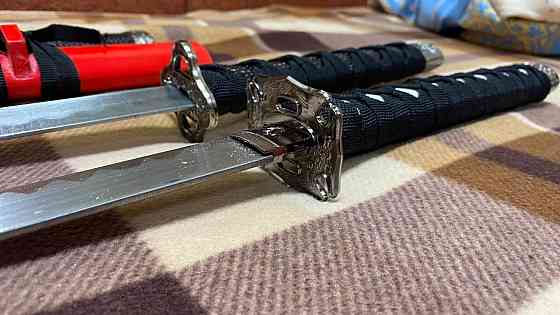 катана красный чёрный и белый дракон кобра Донецк