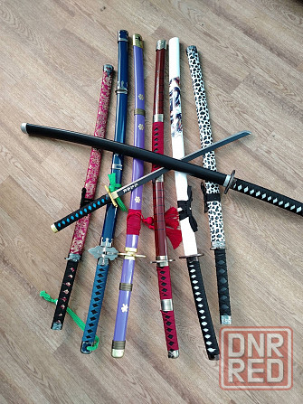 катана красный чёрный и белый дракон кобра Донецк - изображение 8