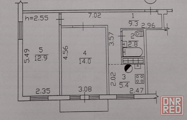 Продажа 2к.кв. Пролетарский р-н, ул. Литке Донецк - изображение 8