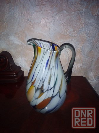 кувшин из цветного стекла советских времён Донецк - изображение 1