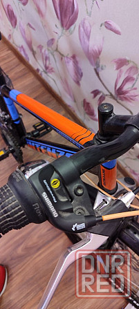 Велосипед горный Intenzo рама 13 в использовании не был.Цена 5000 р. Донецк - изображение 2