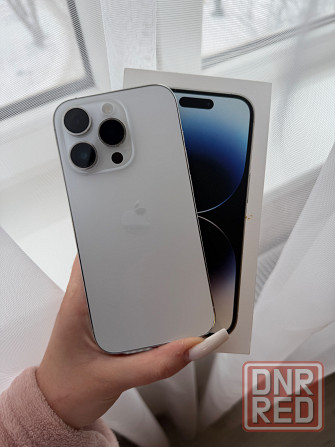 iPhone 14 Pro, 256gb, silver, sim+esim Донецк - изображение 1