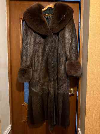 Продам шубу, натуральная нутрия+ писец 54-56р Донецк