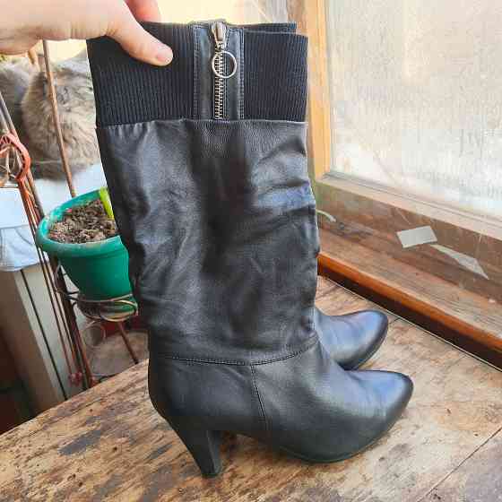 Сапоги кожаные Донецк