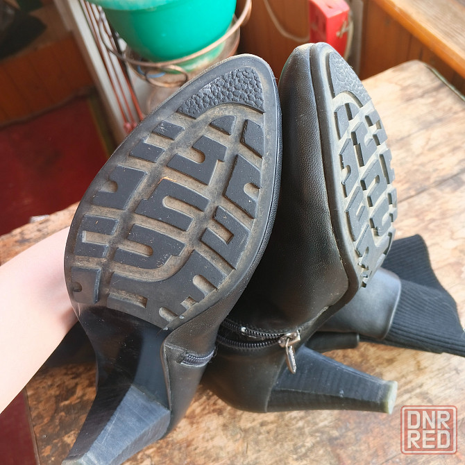 Сапоги кожаные Донецк - изображение 4