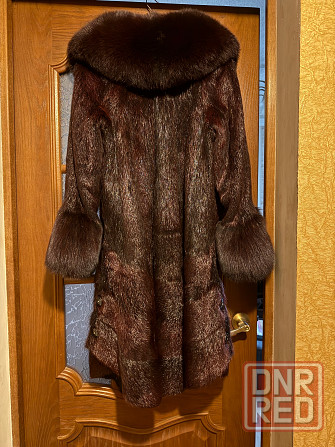 Шуба натуральная нутрия+песец 44-46рр Донецк - изображение 2