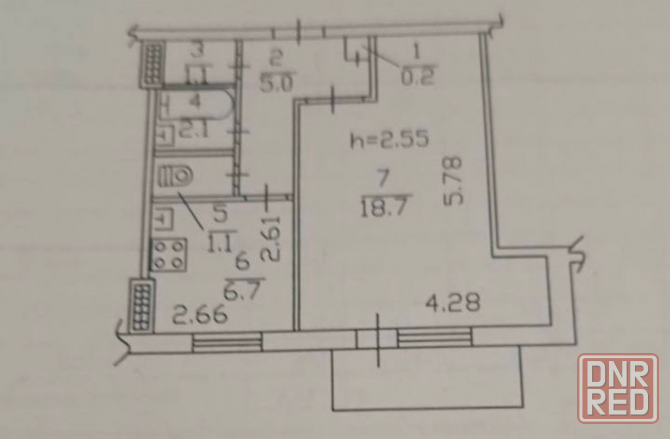 Однокомнатная квартира в Киевском районе. Донецк - изображение 8