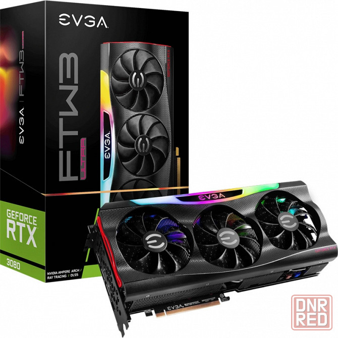 Видеокарта evga RTX 3080 FTW3 ultra gaming 10 гб Донецк - изображение 1