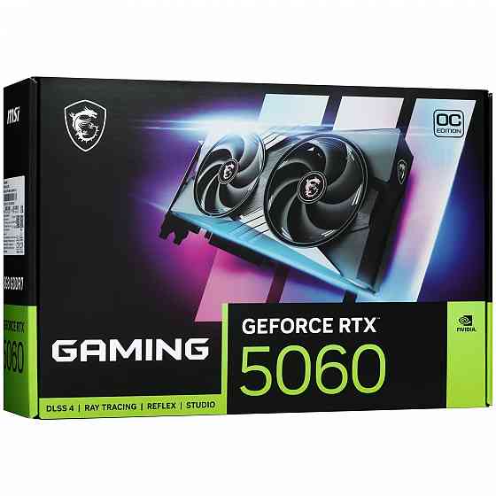 Видеокарта msi rtx 5060 gaming oc 8 гб gddr 7 128 бит Донецк