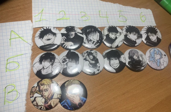 Значки магическая битва, магичка Донецк