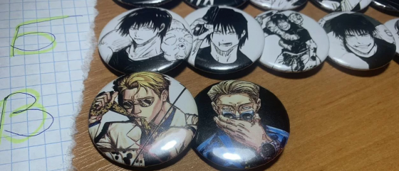 Значки магическая битва, магичка Донецк