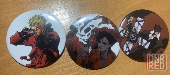 значки фрирен, saya no uta, вэш ураган, блич, клинок рассекающий демонов, ковбой бибоп и др. Донецк - изображение 3