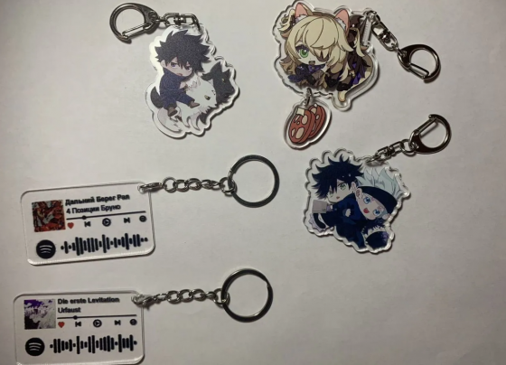 брелоки аниме, брелоки с музыкой Донецк