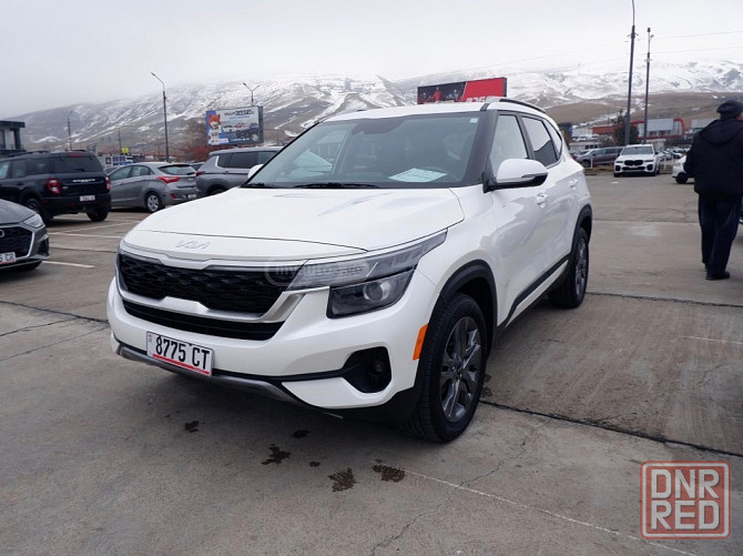 Кио Селтос топ версия Кожа полный привод 4х4 цвет белый жемчуг Донецк - изображение 3