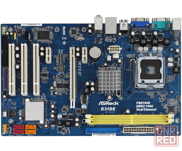 Материнская плата ASRock G31DE Донецк - изображение 1