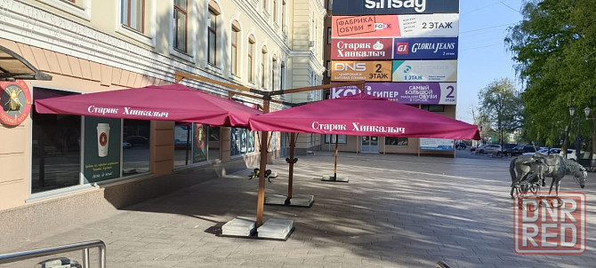 Производство уличных зонтов для кафе и ресторанов Москва - изображение 4