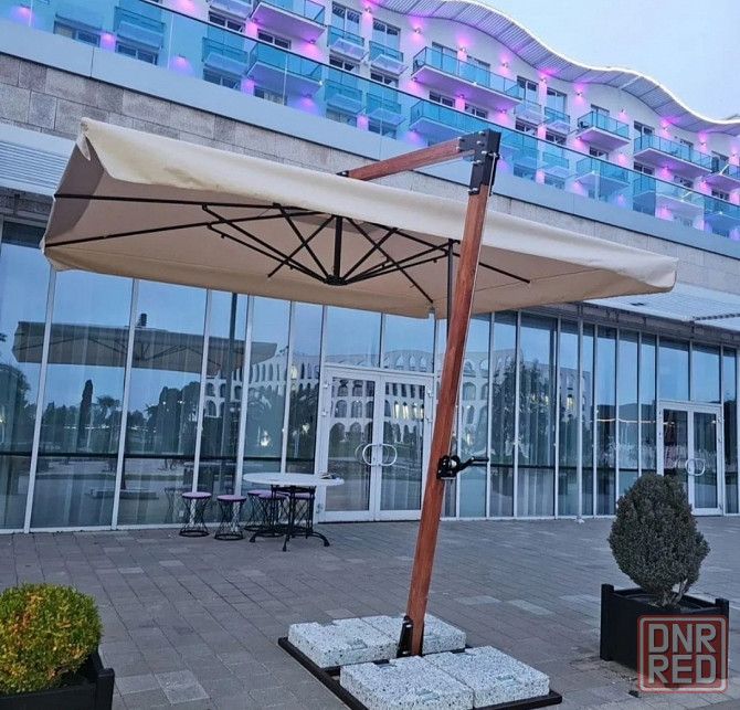 Производство уличных зонтов для кафе и ресторанов Москва - изображение 3