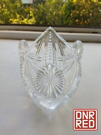 Хрустальная салатница (конфетгица) ссср ладья Донецк - изображение 3