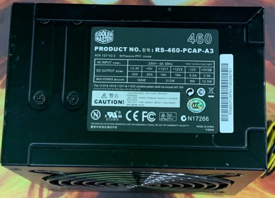Блок питания 460W Cooler Master RS-460-PCAP-A3 Донецк
